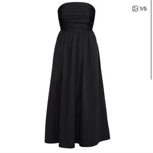 Prabal Gurung Black Strapless Dress in Size 6